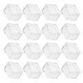 20pcs Mini Acrylic Jewelry Box Storage Container with Lid, Cube