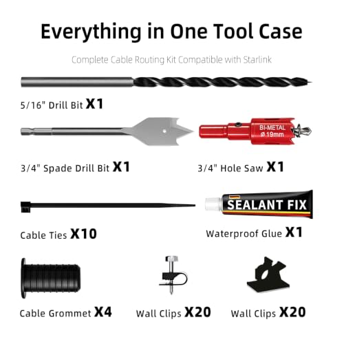 Starlink Cable Routing Kit for Cable Wall Pass Through - view 3