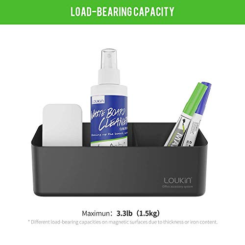 Whiteboard Accessories Bundle | Magnetic & Adhesive Marker Holder, Whiteboard Cleaning Cloth & Cleaner (3.4 fl oz), White - view 2