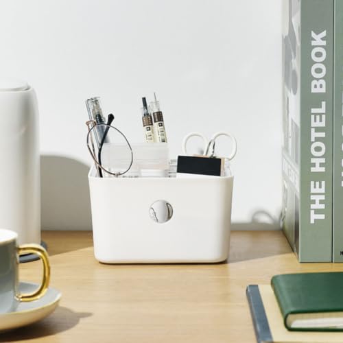 Cosmetics Organizing Box with Lid, Multi-compartment Storage Container - view 7