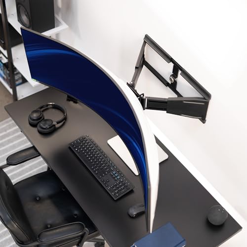 Black Telescoping Ultrawide Wall Mount, Up to 49" Screens, Mount-VWLP2 - view 2