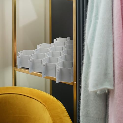 DIY Honeycomb Drawer Dividers, ABS Plastic Closet Organizer, Set - view 5