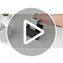 360° Rotating Remote Control Holder, Wooden TV Controller Holder, Remote Holder for Table, Desktop Caddy for Pen, Phone, Small Item Home Office School (White) - view 7