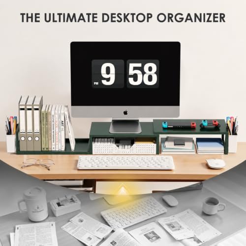 Desk Organizers and Accessories, Dual Monitor Stand Riser - view 6