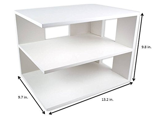 W1120 Pure White Corner Shelf - view 2