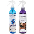 Two-Step Spotless Glass Cleaner Spray and Fine Furniture Wood Polish Combo for Multi-Surface Cleaning, Dusting and Furniture Care (Natural Unscented)