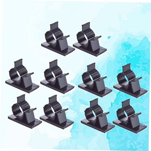30Pcs Adjustable Cable Clips, Black Plastic Wire Management Organizer - view 5