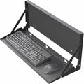 Black Flip Down 24 Inch Keyboard Tray Wall Mount, Mount-FDKB1