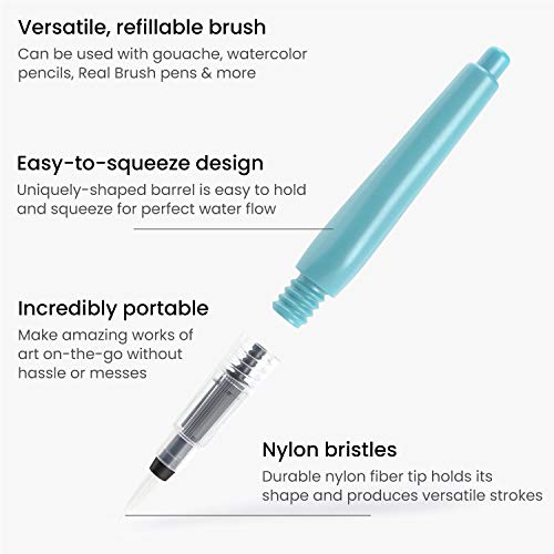 Kids Watercolor Painting Art Set, Watercolor Paint 36 and Foldable Canvas Paper Bundle, DIY Painting Kit, Art Supplies for Kids and Adults - view 7