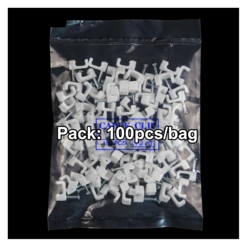 100pcs Round Steel Nail Cable Clamp - view 5