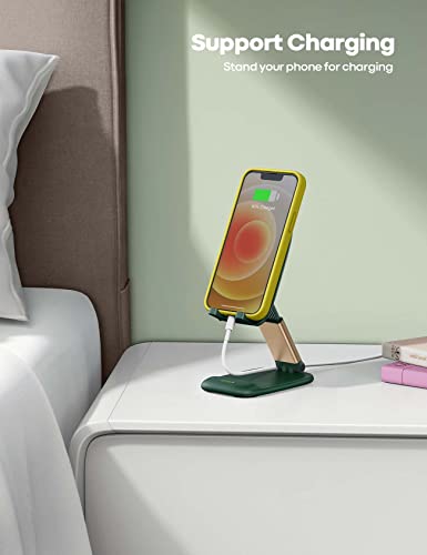 Green Cell Phone Holder, Desk Accessories, Cellphone Stand - view 3