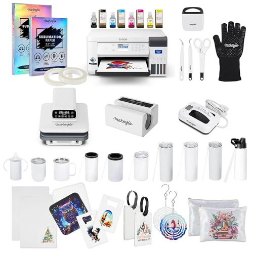 Epson SureColor F170 Ultimate Sublimation Starter Bundle + 3 Heat Presses