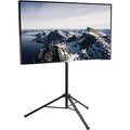 Tripod 37 to 75 inch LCD LED Flat Screen TV Display Floor Stand, Portable Height Adjustable Mount, Black, STAND-TV75T