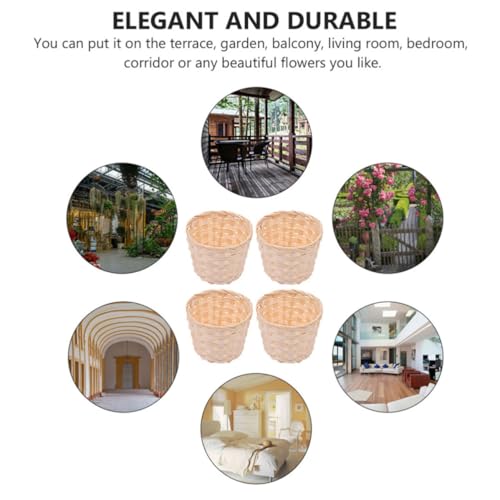 6pcs Large Flower Basket, Decorative Sundries Storage Container - view 3