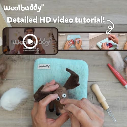 Needle Felting Kit Starter Set (Cactus & Succulent) for Adults - view 3