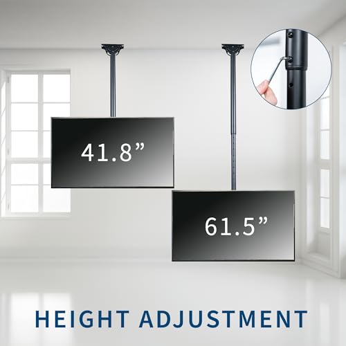 Black TV Ceiling Mount for 37 to 90 inch Screens, MOUNT-VC90-5 - view 5