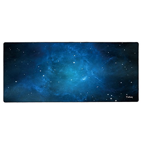 XL Large Mouse Pad & Computer Gaming Mouse Mat Desk Pad (80x30 Sky Blue)