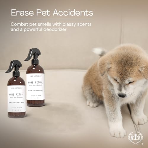 Home Ritual Active Odor Eliminator Spray - Furniture Deodorizer Spray & Bathroom Odor Eliminator for Home - Essential Oil Air Freshener - 4oz, Tonka Bean + Amber + Warm Cedarwood - view 5