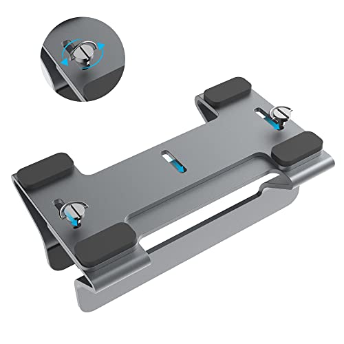 Aluminum Vertical Laptop Stand Dock Holder, Adjustable Slot Width 12-42mm, Space-Saving Upright Storage for MacBook and Laptops - view 3