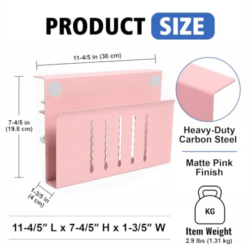Desk Side Storage Laptop Holder No Drill Clamp On Organizer - view 4