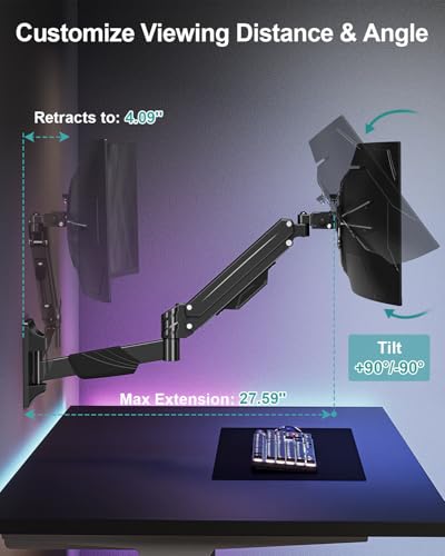Monitor Wall Mount for Max 43" Ultrawide Screens - view 4