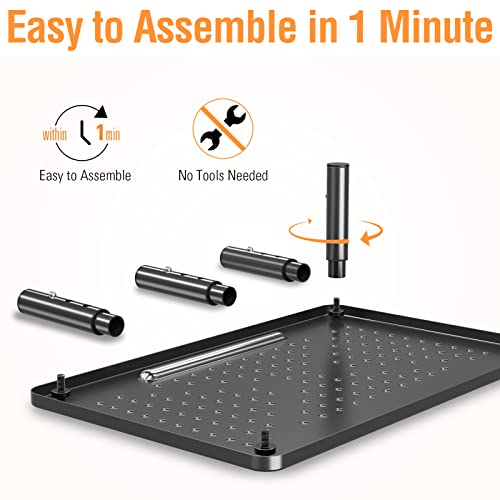 2 Pack Monitor Stand Riser - 3 Height Adjustable Monitor Stand - view 6