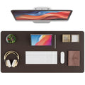 Desk Protector Mat and Pad for Office (Dark Brown, 15.7"x31.5")