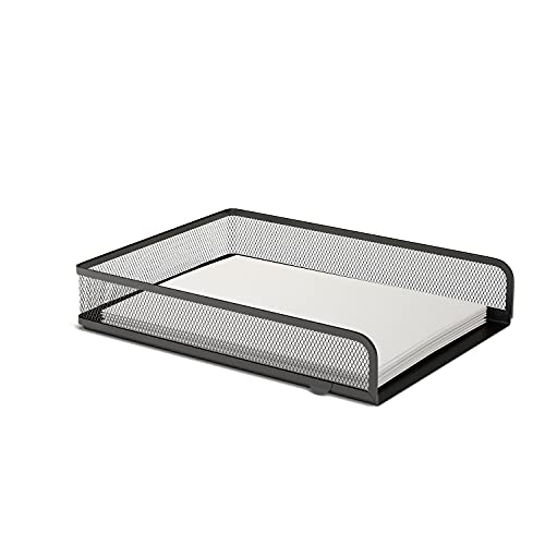 Front-Load Stackable Metal Letter Tray