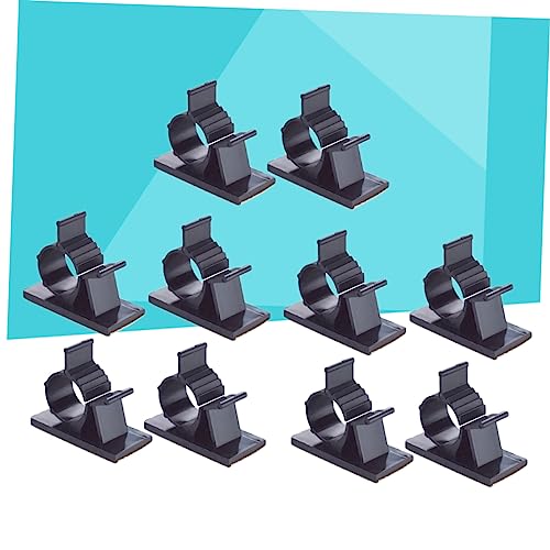 30Pcs Adjustable Cable Clips, Black Plastic Wire Management Organizer - view 3