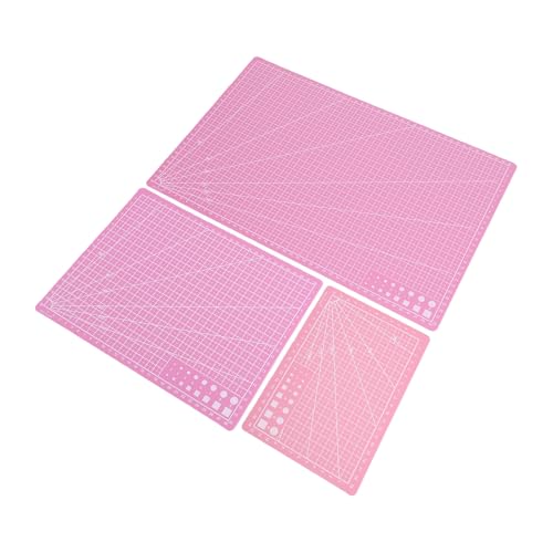 PVC Cutting Mat Set 3 Sizes A3 A4 A5, Non Slip for Crafts