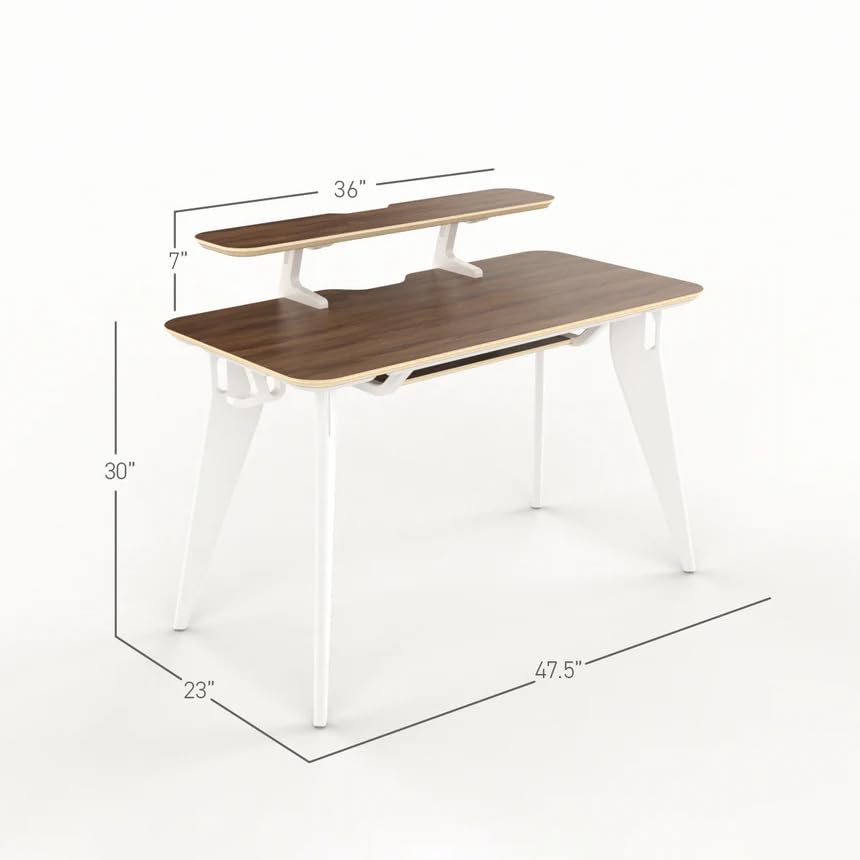 Desk Bundle - Walnut with Black Legs - view 3