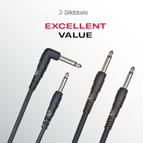D'Addario Guitar Patch Cable 3 ft Right Angle, 1-Pack - view 2