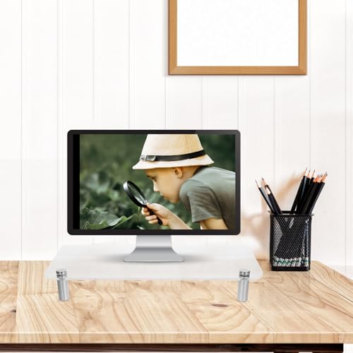 Xmas Acrylic Monitor Riser for Desk, Desktop Organizer Stand - view 2