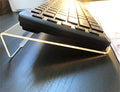 Computer Keyboard Stand, Clear Acrylic PC Keyboard Holder Stand Tilted Computer Keyboard Stand, Keyboard Riser for Ergonomic Easy Typing, Keyboard Stand for Office Desk, Home, School