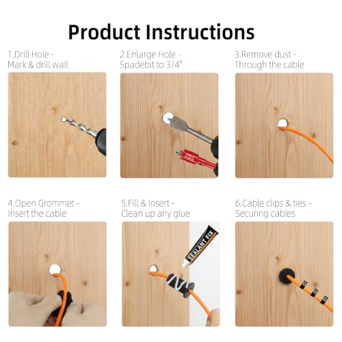 Starlink Cable Routing Kit for Cable Wall Pass Through - view 7