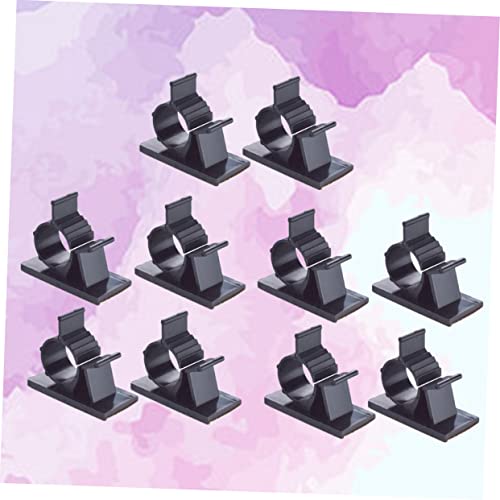 30Pcs Adjustable Cable Clips, Black Plastic Wire Management Organizer - view 6
