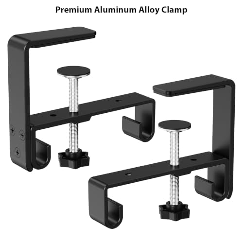 Extra Large No Drill Under Desk Cable Management Tray 48 in, Black - view 6
