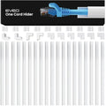 Cable Hider - 300” One-Cord Cable Raceway Wire Hider for Cable Concealer Cord Hider Cord Cover Wall Cable Hider. Wire Hiders TV on Wall. Cable Management, Cord Hider (White, Small)