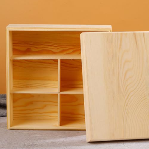 Wooden Tea Bag Organizer Box with Compartments Coffee Storage - view 5