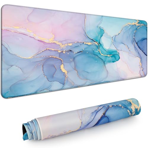 Desk Mat Pad,Large XXL Extended Mouse Pad Mat for Desktop Keyboard
