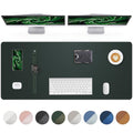 Large Desk Mat 55"x17" - Premium Non-Slip Desk Pad, Waterproof and Scratch-Resistant Office Desk Protector, Large Desk pad Workspace Mat for Home and Office(Dark Green)