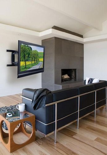 Peerless Full-Motion Plus Wall Mount for 39-Inch - 75-Inch Flat Panel Screens (Black) - view 2
