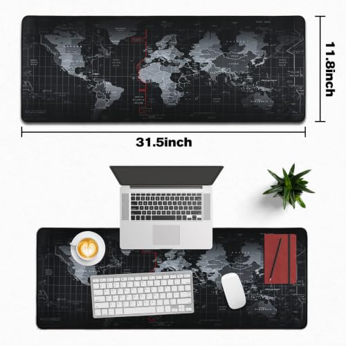 Mouse Pad Gaming - Desk Mat for Keyboard and Mouse - Large Mouse Pads for Desk, Gaming Mousepad with Non-Slip Base, Desks Pad (31.5" X 11.8") for Game, Office and Home - view 5