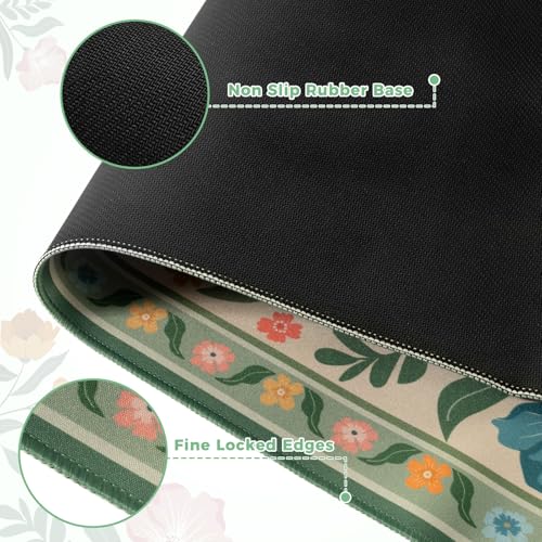 Computer Desk Mat with Smooth Surface, Large Mouse Pad for Desk - view 4