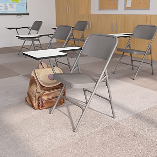 Ralph Premium Steel Folding Chair Bundle with Right & Left Handed Tablet Arms, 500lb Capacity - view 2