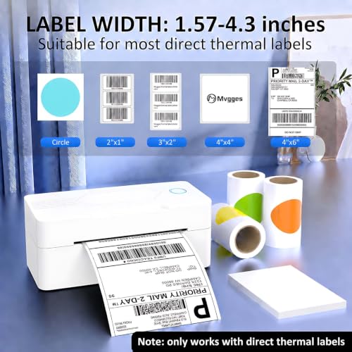 Bluetooth Thermal Shipping Label Printer for Small Busines 4x6 - view 4