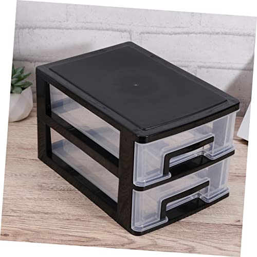 Plastic Drawer Storage Box Organizer Two Layer for Desktop - view 2