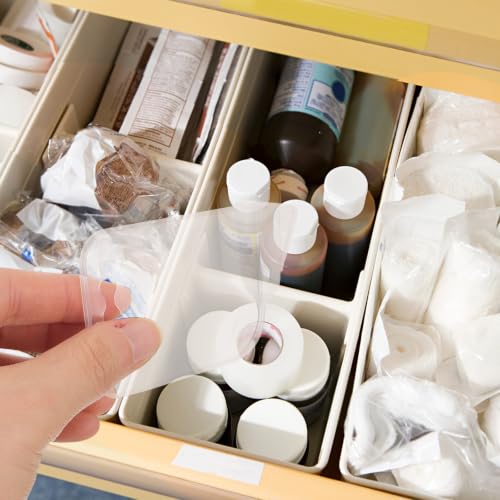 8pcs PP Drawer Dividers Reconfigurable Layout for Dresser Organization - view 7