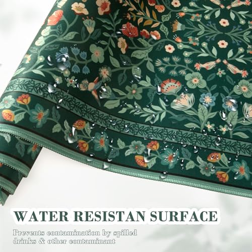 Desk Mat,Mouse Pad for Office Decor,35.4x15.7in,Deep Green - view 5