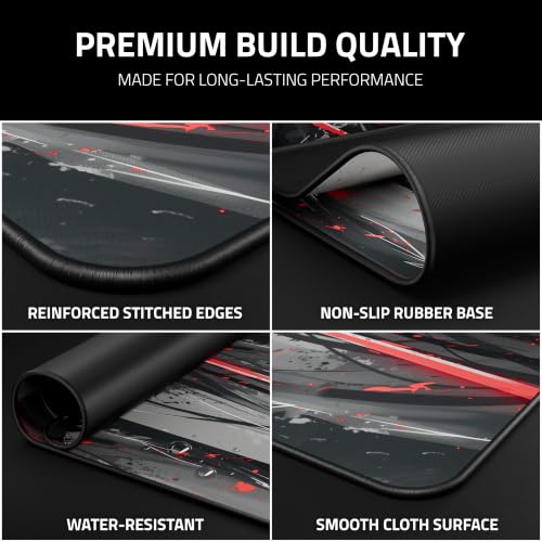 XXL Anime Gaming Mouse Pad 35.4 x 15.7 inch - Water-Resistant - view 6